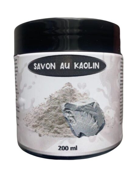 le savon au kaolin est un savon bio fait à base d'argile blanche, qui lutte contre les peaux grasses et traites toutes vos imperfections