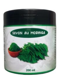 PRINCESS LOMÉLIA Savon Bio au Moringa pour Visage, Corps et Cheveux - Enrichi en beurre de karité et de coco | Nourrissant et réparateur, cheveux forts | Fabriqué au Burkina Faso, Pot de 200 ml